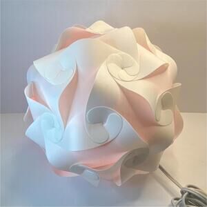 Modern Color Changing Puzzle Lamp, Corded, Plastic